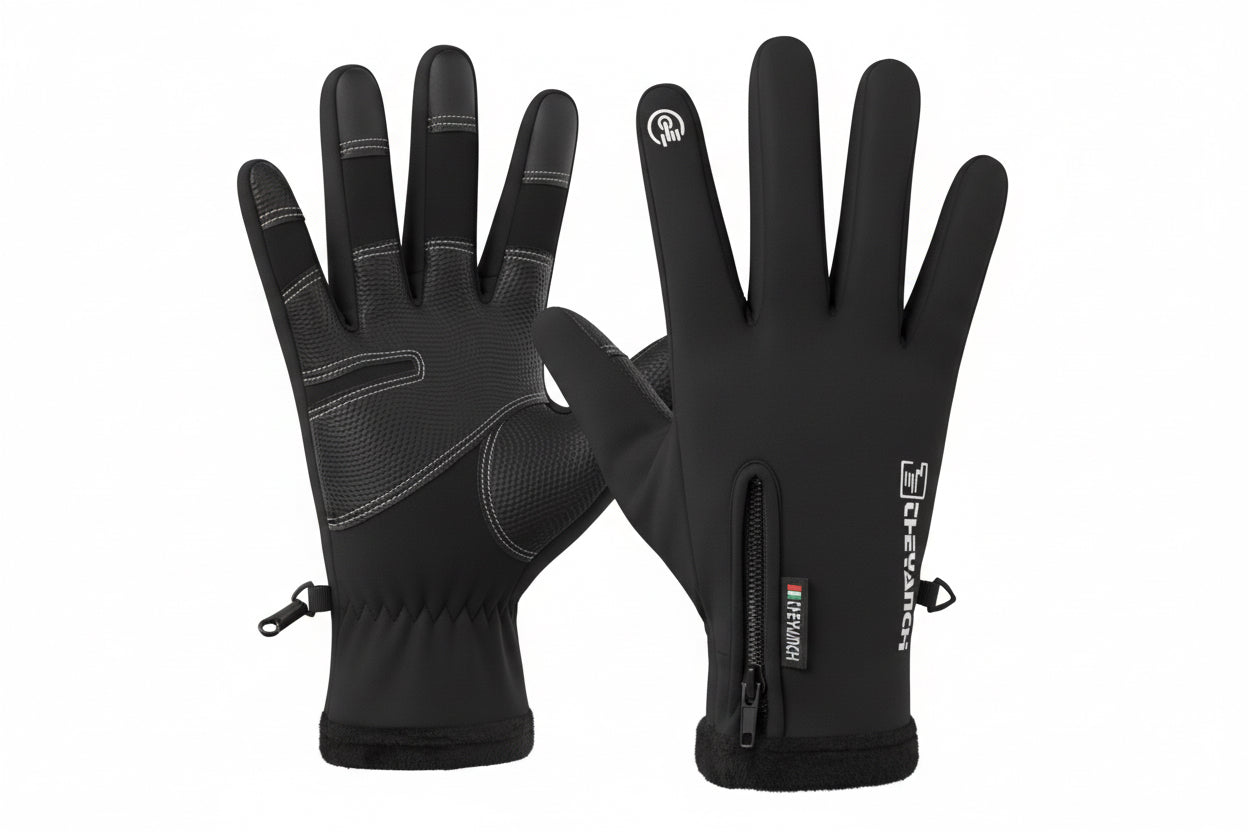 Winter Warm Gloves Touch Screen Windproof Cold-proof Cycling Gloves, Men's Women's Running, Hiking Skiing Gloves