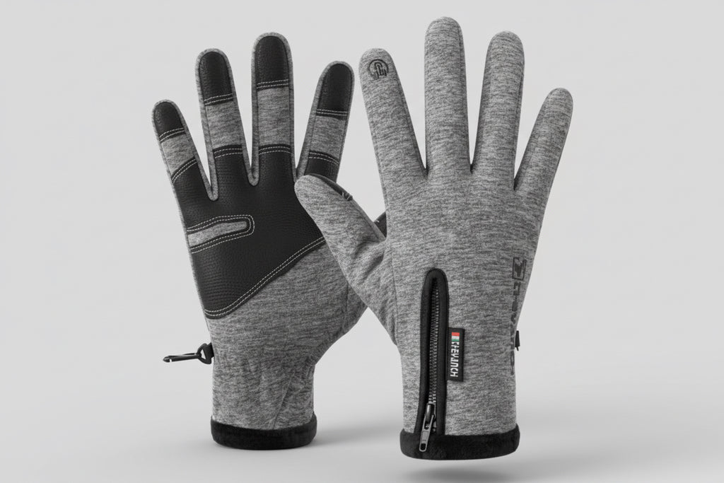 Winter Warm Gloves Touch Screen Windproof Cold-proof Cycling Gloves, Men's Women's Running, Hiking Skiing Gloves