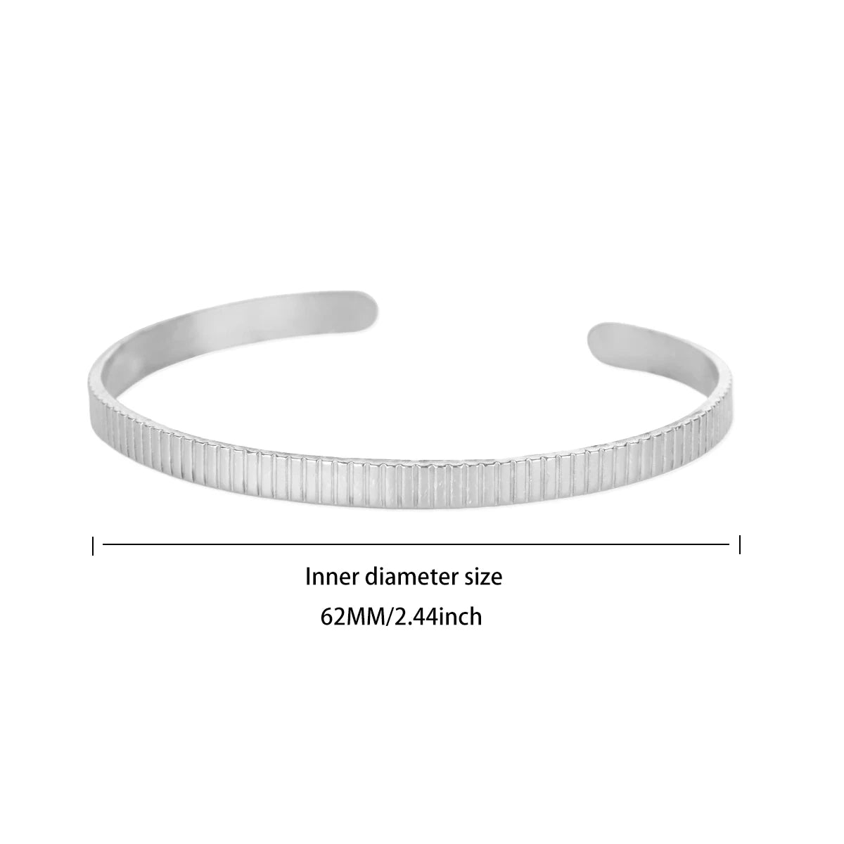 Gold Plated 316L Stainless Steel Hollowed-out Geometry Bracelet for Women Simple Punk no fade Wrist Jewelry Accessory New Trendy