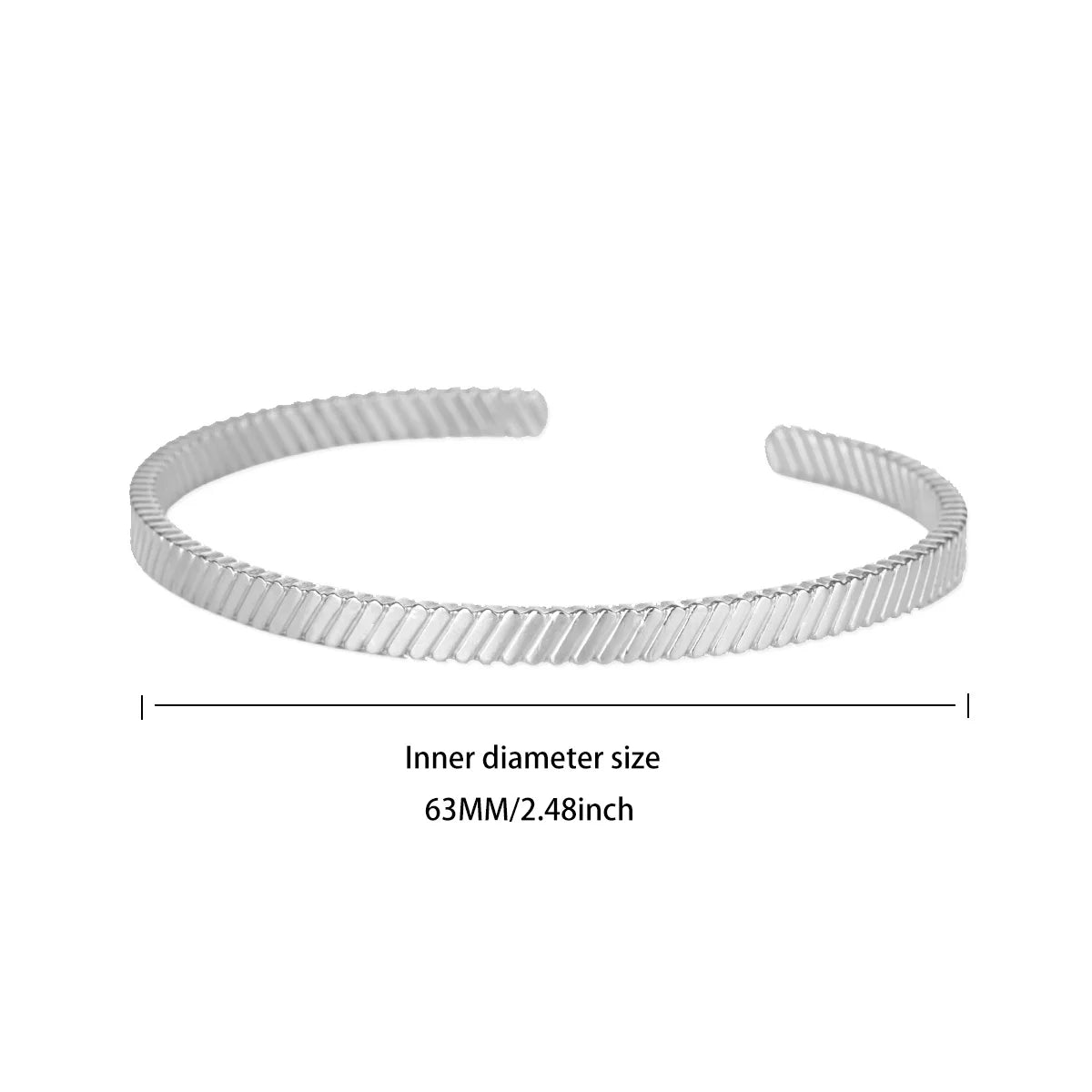 Gold Plated 316L Stainless Steel Hollowed-out Geometry Bracelet for Women Simple Punk no fade Wrist Jewelry Accessory New Trendy